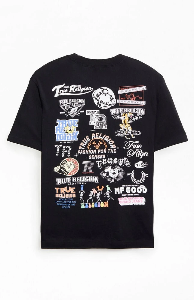 True Religion Multi Graphic T-Shirt