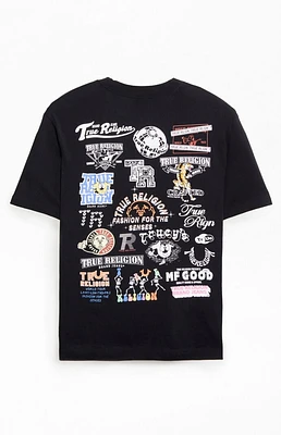 True Religion Multi Graphic T-Shirt