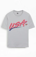 New Era USA Basketball Script T-Shirt