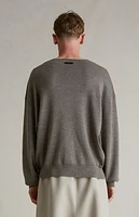 Fear of God Essentials Homestead Heather Merino Wool Crew Neck Sweater