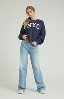 PacSun Casey Light Indigo Carpenter Low Rise Baggy Jeans