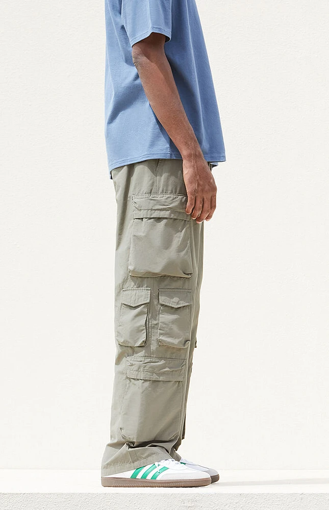 PacSun Dusty Olive Baggy Cargo Pants