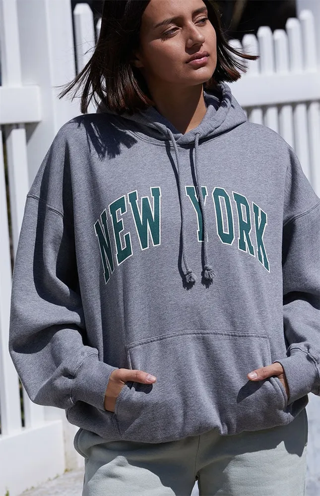 John Galt New York Full Zip Oversized Hoodie