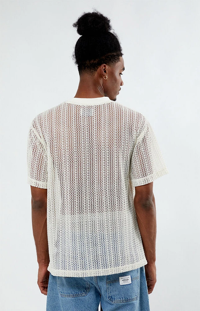 PacSun Cream Sonora Knit T-Shirt