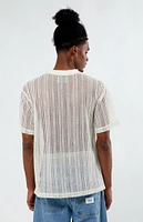 PacSun Cream Sonora Knit T-Shirt