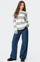 Edikted Richie Oversized Striped Sweater