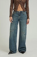 PacSun Casey Star Low Rise Baggy Jeans