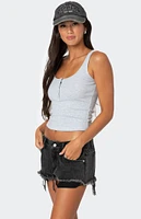 Edikted Tiana Henley Tank Top