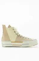 Converse Beige Chuck 70 Plus High Top Sneakers