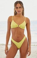 VYB Yellow Rowan Bralette Bikini Top