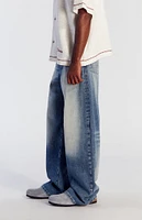 PacSun Dark Indigo Tinted Extreme Baggy Jeans