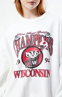 Champion x Rose Bowl Wisconsin Crew Neck Sweatshirt