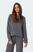 Edikted Wynter Oversized Knit Hoodie