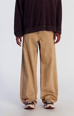Pacsun Tan Carpenter Extreme Baggy Jeans