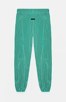 Women's Mint Leaf Crinkle Nylon Track Pants