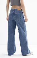 PacSun Lena Dark Indigo Low Rise Super Baggy Jeans