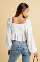 Beverly and Beck Lily Long Sleeve Top