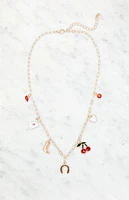 LA Hearts Western Charm Necklace