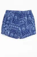 PacSun Recycled Peace Paisley 15" Swim Trunks