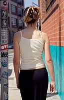 John Galt White Aden Basic Tank Top
