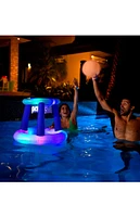 PoolCandy Illuminated Floating LED Basketball Set