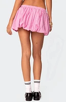 Edikted Hila Pinstripe Bubble Mini Skirt