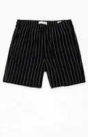 PacSun Black Stripe Linen Shorts