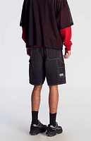 Pacsun Black Baggy Denim Carpenter Shorts
