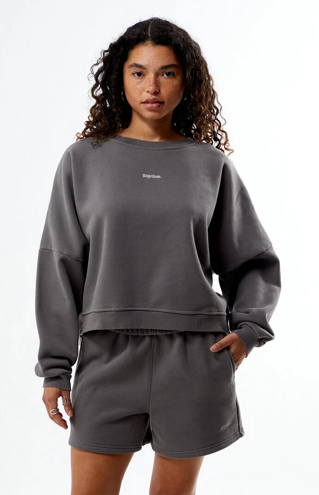 Rhythm Logo Crew Neck Sweatshirt