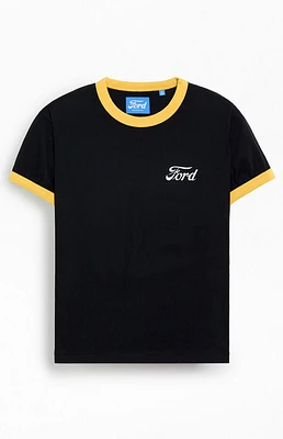 FORD Black Ringer T-Shirt