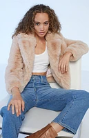 MINKPINK Anya Faux Fur Coat