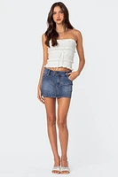 Edikted Cecily Strapless Knit Top