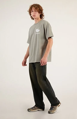 Pacsun Dylan Tinted Baggy Jeans Dark Indigo