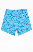 Bermies Jurassic Surfer 5" Swim Trunks