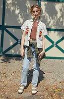 Pacsun Kids Embroidered Camp Shirt