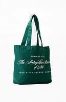 The Met x Pacsun Green Impresa Tote Bag