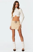 Edikted Ryder Belted Mini Skirt