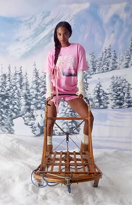 Barbie Apres Ski Oversized T-Shirt