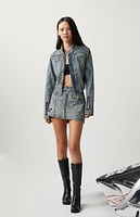 Formula 1 x PacSun Denim Moto Jacket