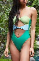 PacSun Eco Green Sunkissed Twist One Piece Swimsuit