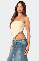 Edikted Chandelier Beaded Triangle Top
