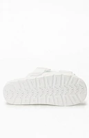 Kappa White Authentic Bastian 1 Slide Sandals