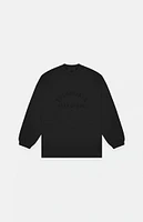 Kids Fear of God Essentials Black Long Sleeve T-Shirt