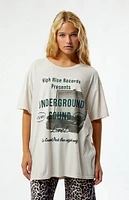 PS / LA High Rise Records Tonal Oversized T-Shirt