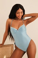 Dippin' Daisy's Happy Life Back Bow One Piece Swimsuit