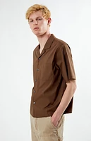 PacSun Solid Oversized Camp Shirt