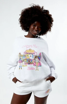 Barbie Surf N' Shop Crew Neck Sweatshirt