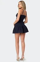 Edikted Cupped Drop Waist Mini Dress