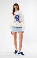 Pabst Blue Ribbon Sports Crew Neck Sweatshirt