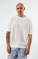 Guess White Peaks Woven T-Shirt